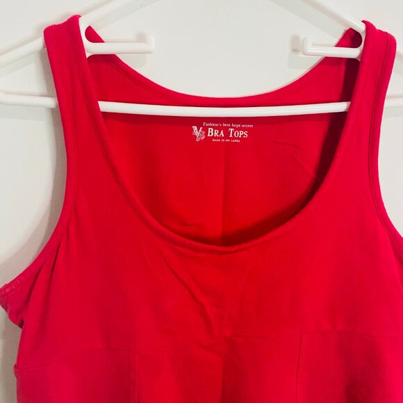 Victoria's Secret Fashion’s Best Kept Secret Red Bra Tank Top–Made in Sri Lanka - Picture 5 of 14